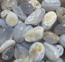 Load image into Gallery viewer, Blue Lace Agate Tumbled Stone