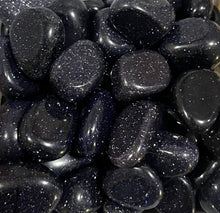 Load image into Gallery viewer, BLUE GOLDSTONE-TUMBLED STONES