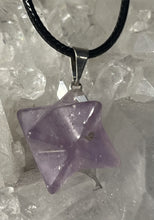 Load image into Gallery viewer, Merkaba Pendant Necklace - Assorted Gemstones