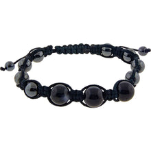 Load image into Gallery viewer, Magnetic Hematite With Assorted Crystal - 8mm Beads Adjustable