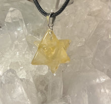 Load image into Gallery viewer, Merkaba Pendant Necklace - Assorted Gemstones