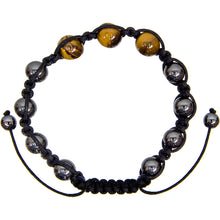 Load image into Gallery viewer, Magnetic Hematite With Assorted Crystal - 8mm Beads Adjustable