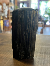 Load image into Gallery viewer, Black Tourmaline Raw with Top Polished