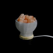 Load image into Gallery viewer, Selenite Bowl Lamp