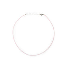 Load image into Gallery viewer, Rose Quartz Bead Necklace - 2-3mm