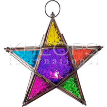 Load image into Gallery viewer, LANTERN-COPPER STAR/MULTICOLOR