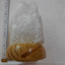 Load image into Gallery viewer, Rose Quartz and Clear Quartz Rough Electric Lamps