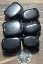 Load image into Gallery viewer, Black Obsidian Tumbled Stones