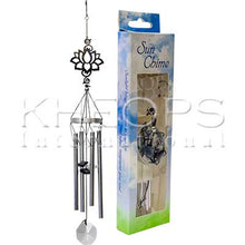Load image into Gallery viewer, METAL WINDCHIME WITH CRYSTAL - 10"