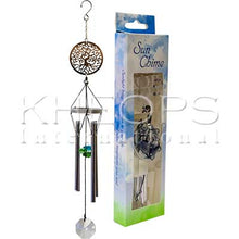 Load image into Gallery viewer, METAL WINDCHIME WITH CRYSTAL - 10"