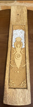 Load image into Gallery viewer, WOOD INCENSE HOLDER -ETCHED - 10"