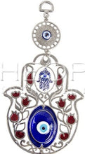 Load image into Gallery viewer, TALISMAN-EVIL EYE PROTECTION/FATIMA HAND+FLOWERS