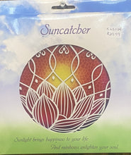 Load image into Gallery viewer, GLASS SUNCATCHER – LOTUS – COLORFUL
