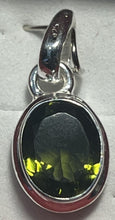 Load image into Gallery viewer, MOLDAVITE – STERLING SILVER PENDANT