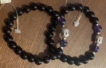 Load image into Gallery viewer, BUDDHA CHARM ONYX BRACELET - Assorted