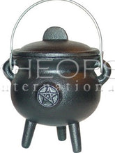 Load image into Gallery viewer, CAULDRON CAST IRON BLACK