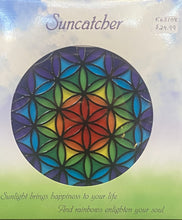 Load image into Gallery viewer, GLASS SUNCATCHER – FLOWER OF LIFE