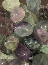 Load image into Gallery viewer, Rainbow Fluorite Tumbled Stone