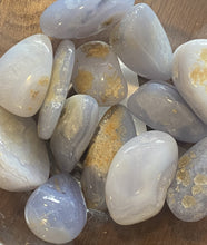 Load image into Gallery viewer, Blue Lace Agate Tumbled Stone