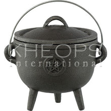 Load image into Gallery viewer, CAULDRON CAST IRON BLACK