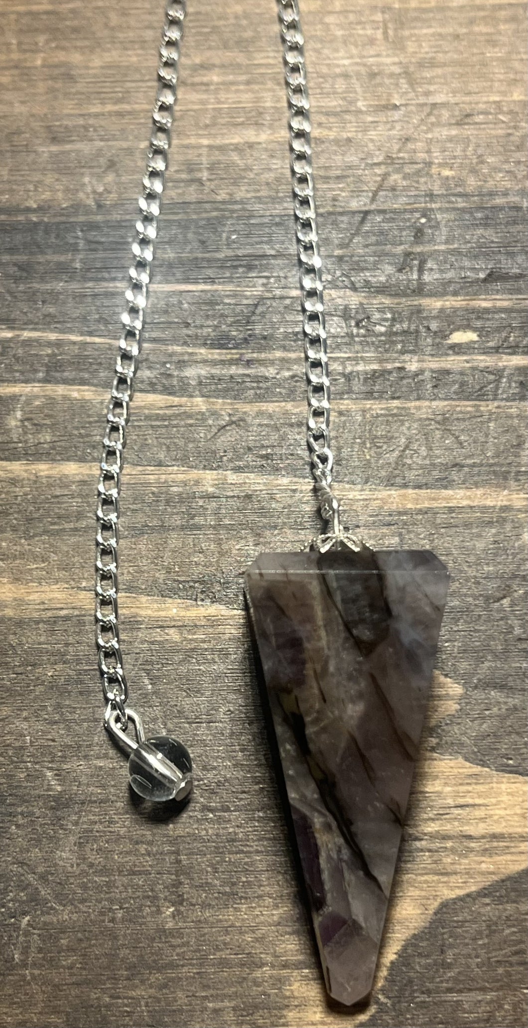 Amethyst Pendulum 4 Facets