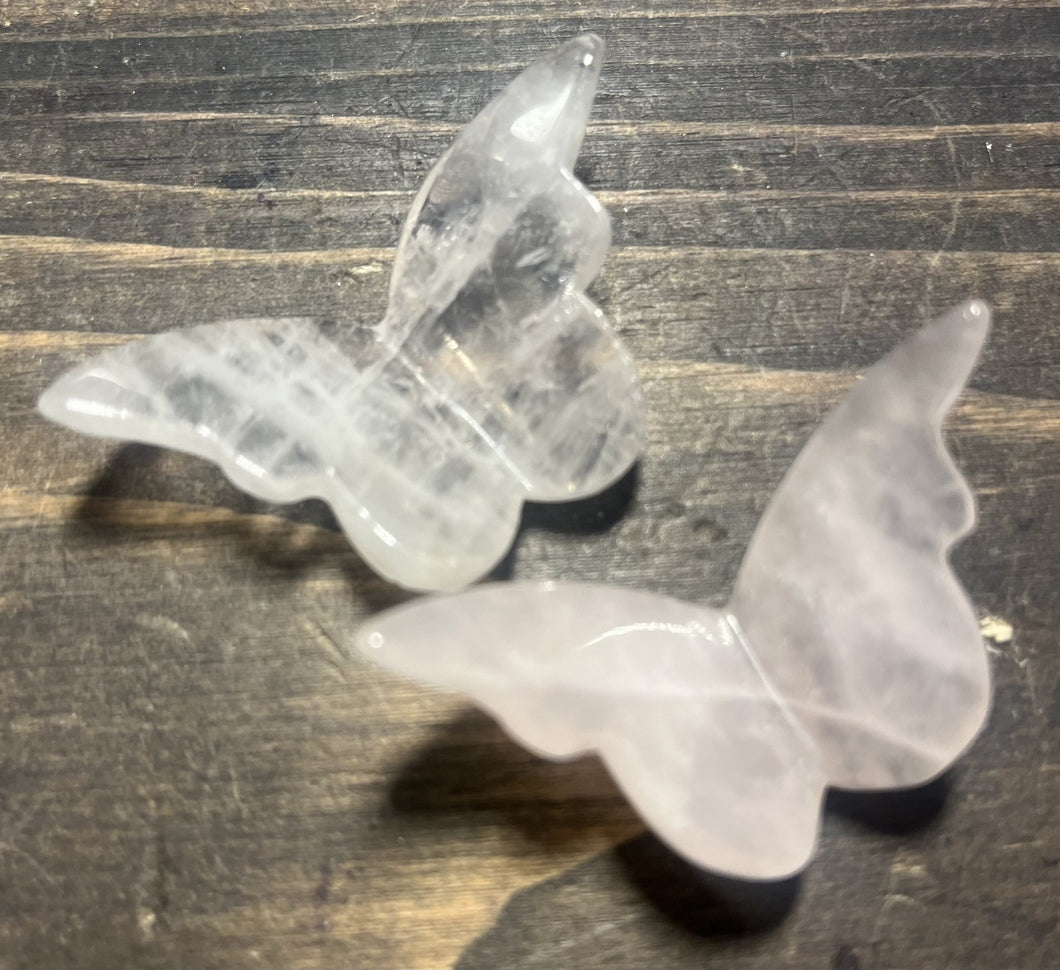 Rose Quartz Butterfly