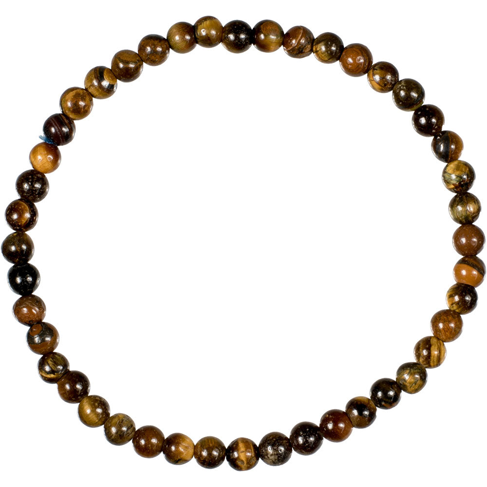 Tiger Eye Bracelet - 4mm Beads