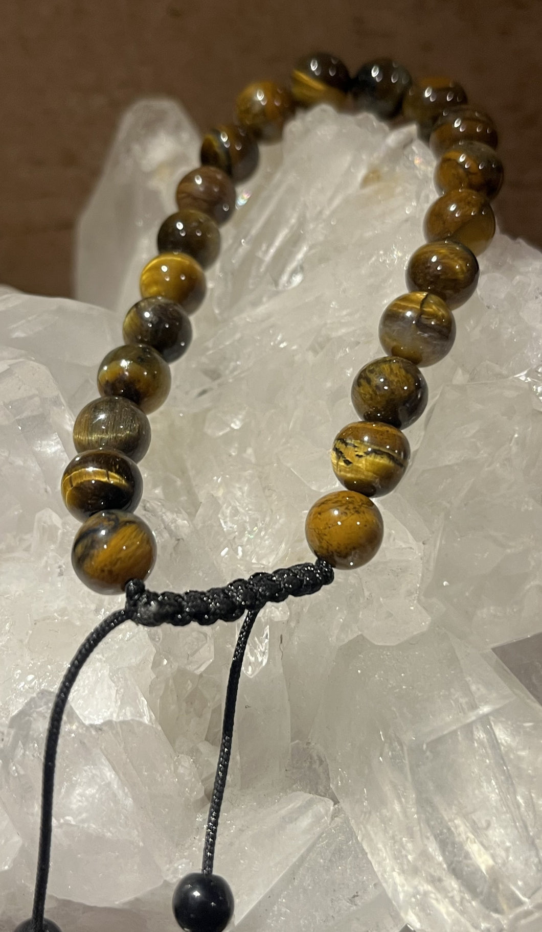 Knotted Adjustable Bracelets - 8mm Beads Assorted Gemstones