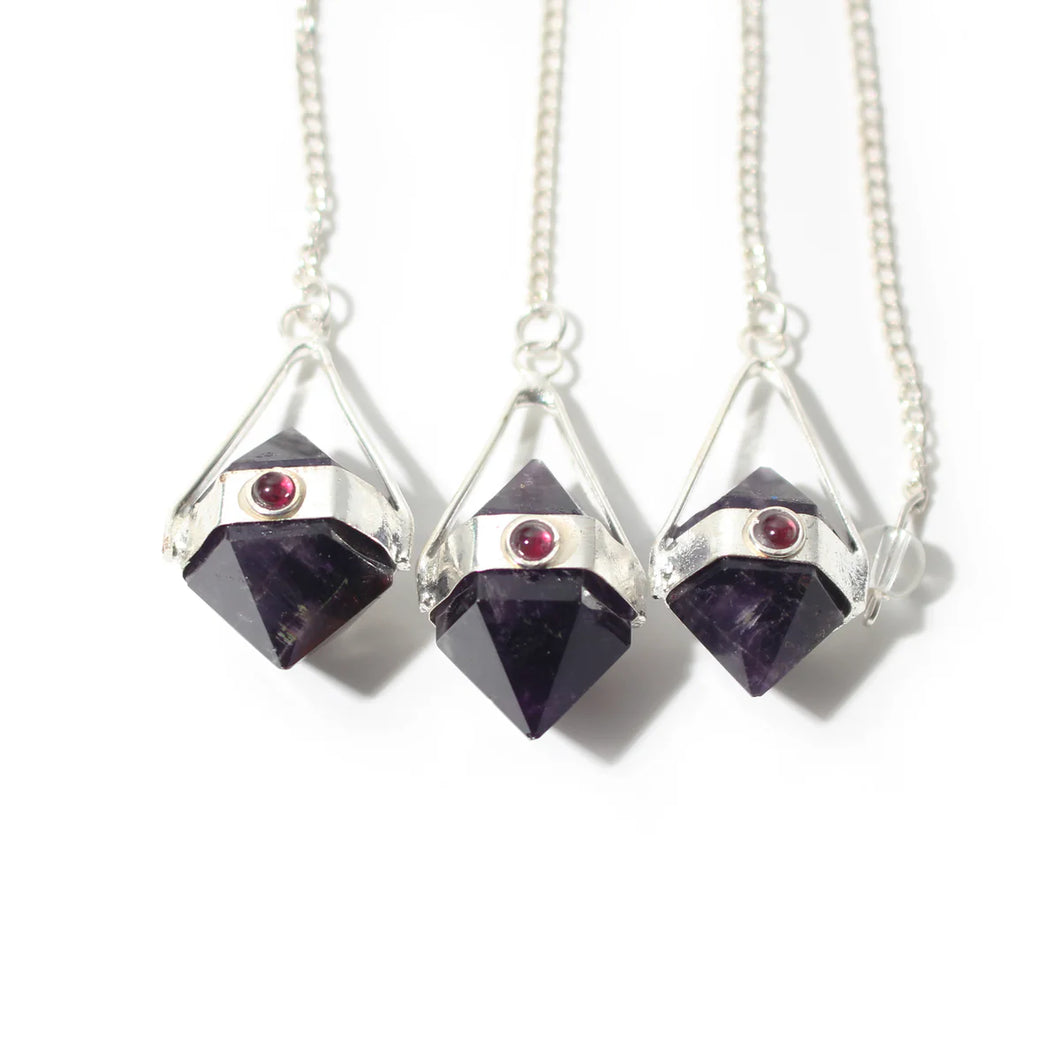 Amethyst Double-Terminated Point Pendulum