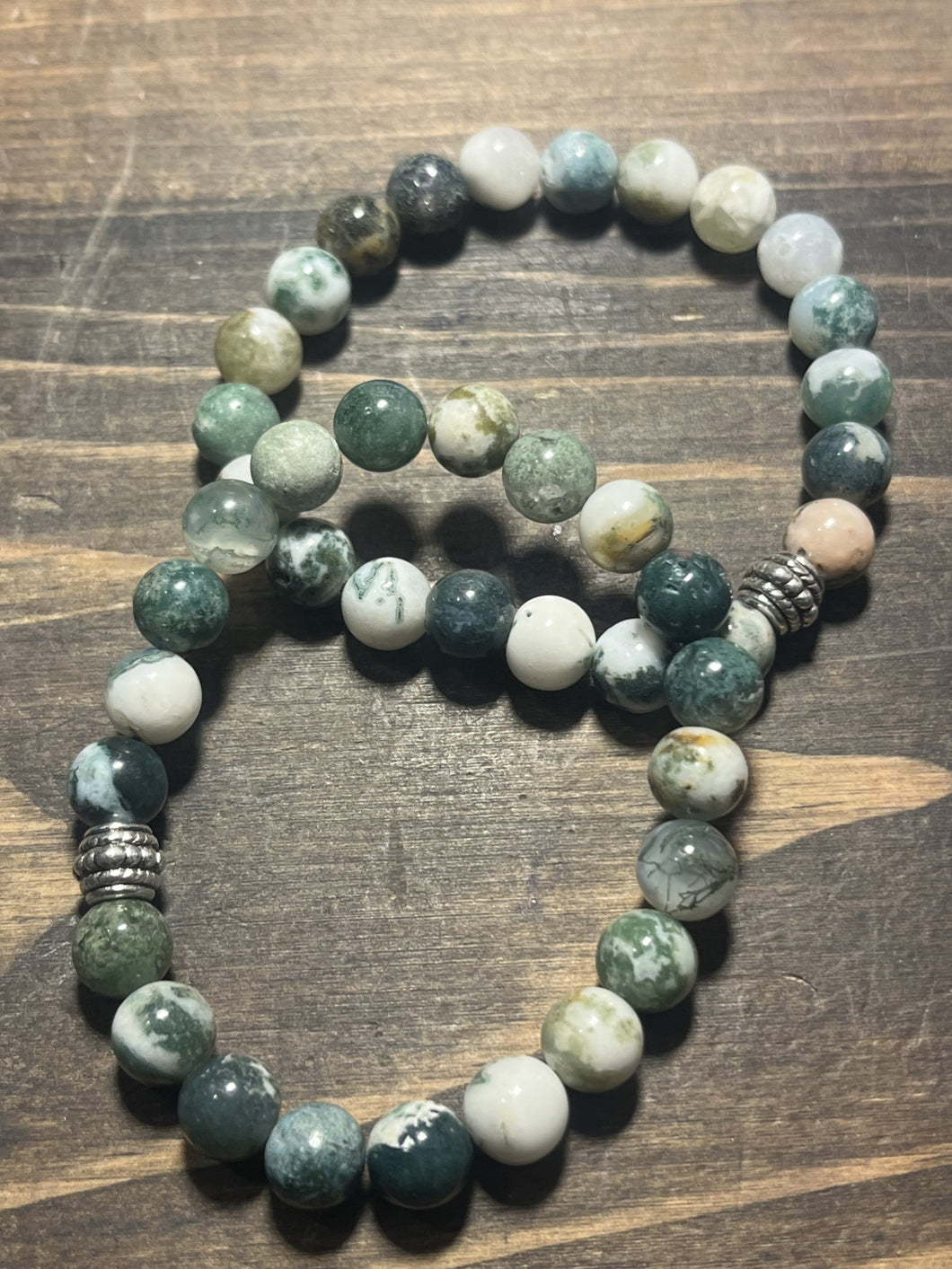 Tree Agate Bracelet - 8mm