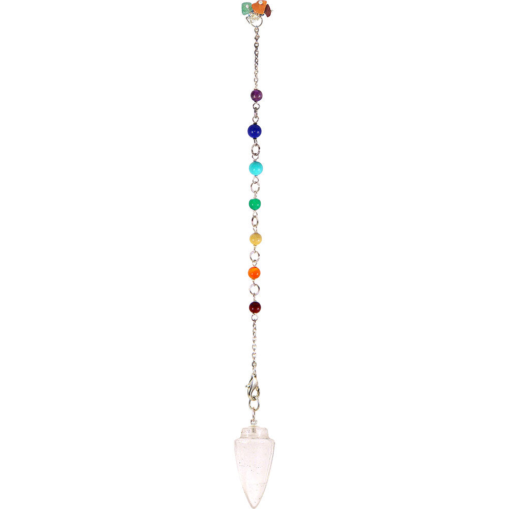 Clear Quartz/Chakra Pendulum