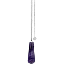 Load image into Gallery viewer, Faceted Tear Drop Pendant - Assorted Gemstones
