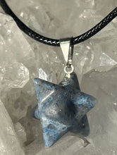 Load image into Gallery viewer, Merkaba Pendant Necklace - Assorted Gemstones

