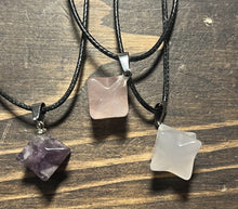 Load image into Gallery viewer, Merkaba Pendant Necklace - Assorted Gemstones
