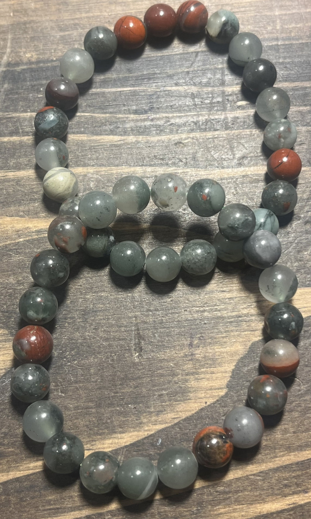 African Bloodstone Bracelet - 8mm