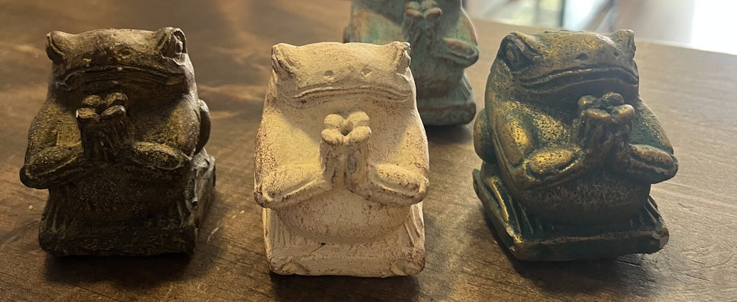 Frog Figurine & Incense Holder