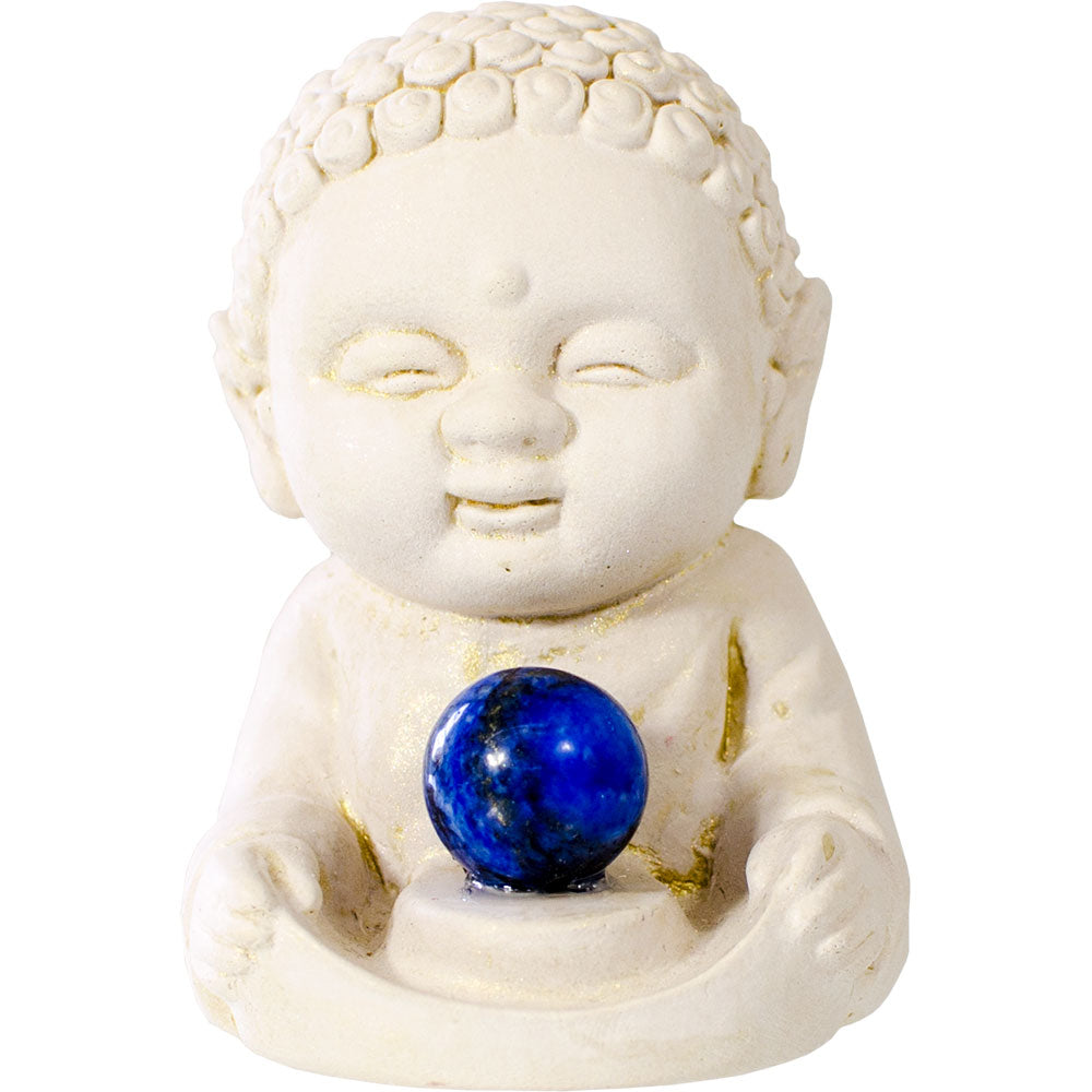 Friends For Life Gypsum Buddha -  Assorted 2.5″H