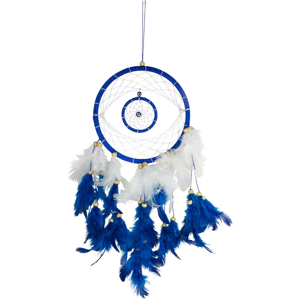 DREAMCATCHER-DOUBLE EVIL EYE 16″LX6.5″DI