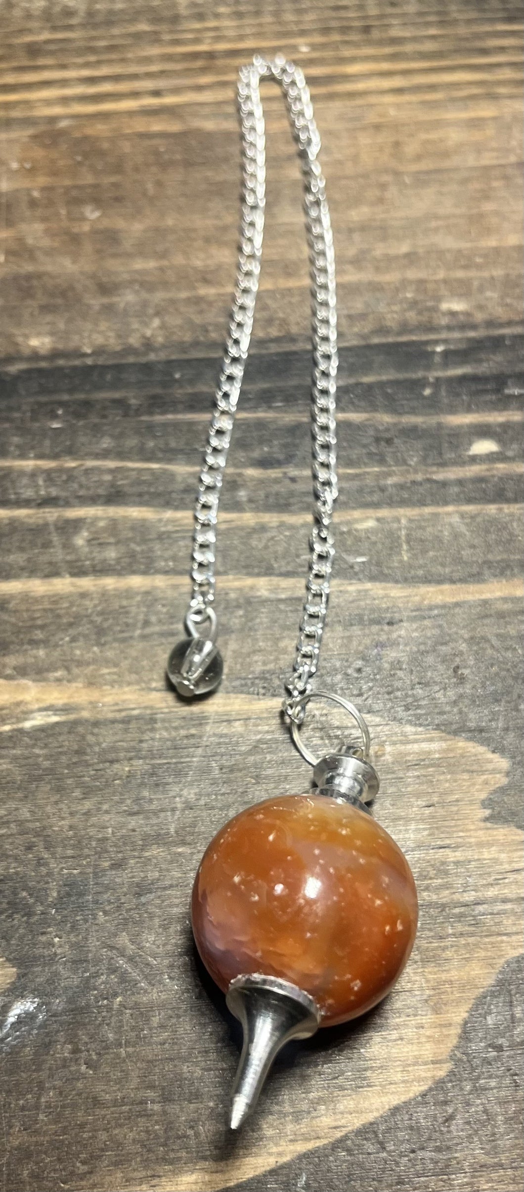 Carnelian Sephoroton Pendulum