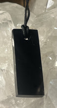 Load image into Gallery viewer, Shungite Necklaces Assorted Shapes on Black Cord
