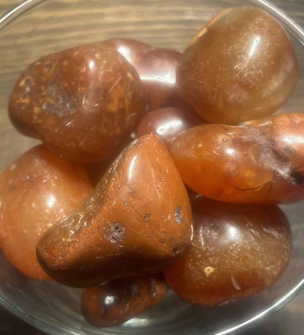 Carnelian Tumbled Stones