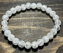 Load image into Gallery viewer, Crackle Clear Quartz Bracelet
