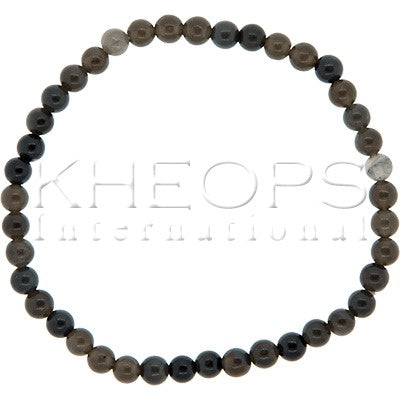 Black Obsidian Bracelet - 4mm Beads