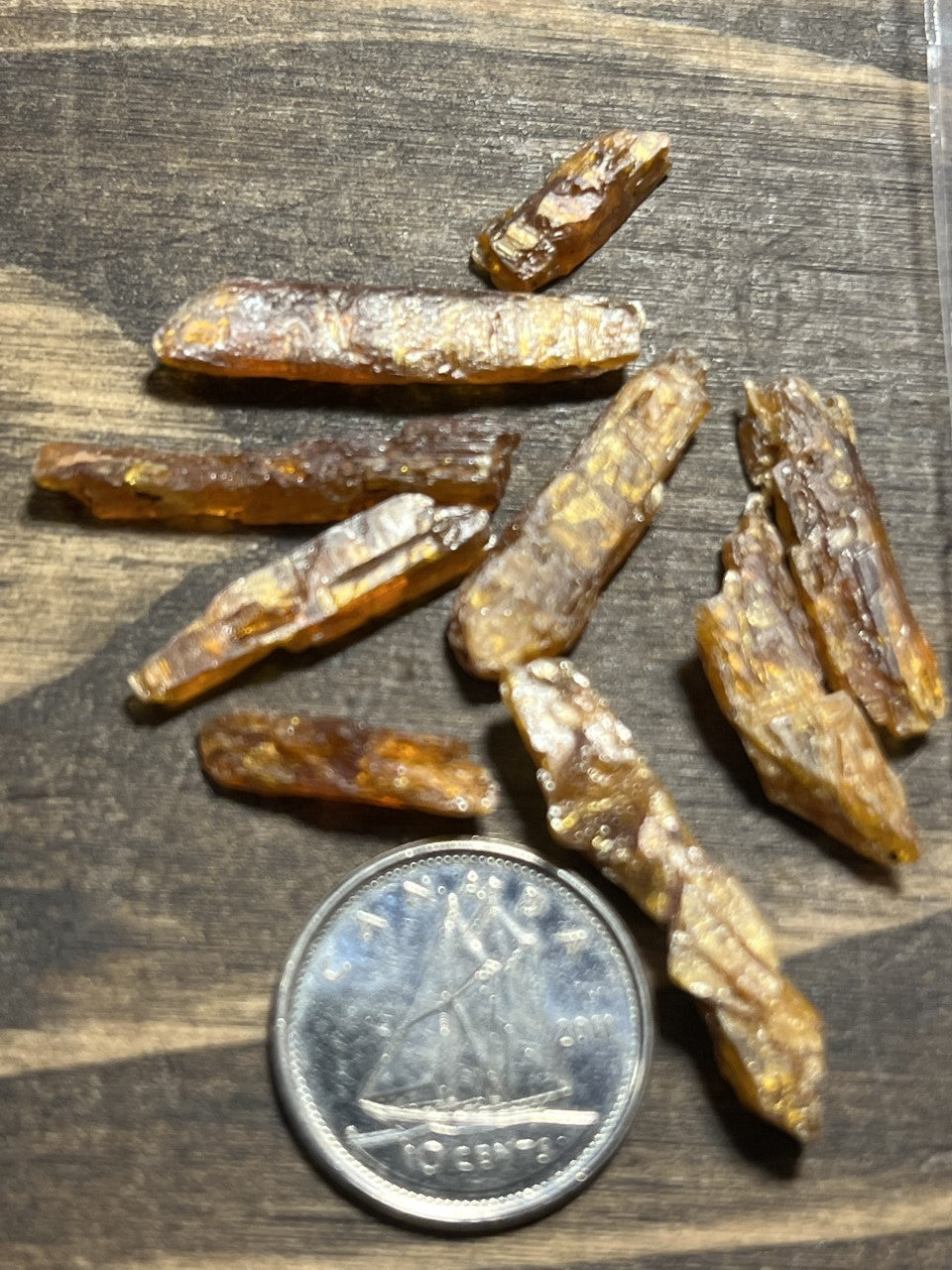 Orange Kyanite Mini Blades - 6gr bags