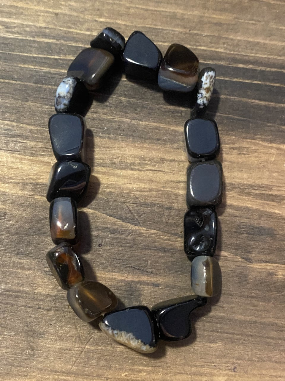 Black Agate Natural Bracelet