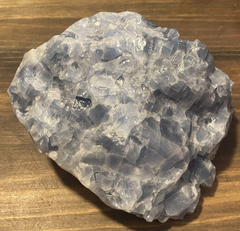 Blue Calcite Chunk - Medium