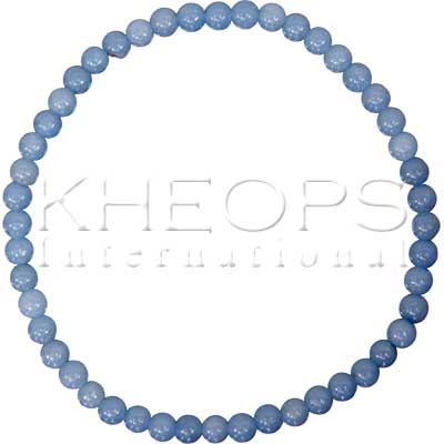 Angelite Bracelet - 4mm Beads