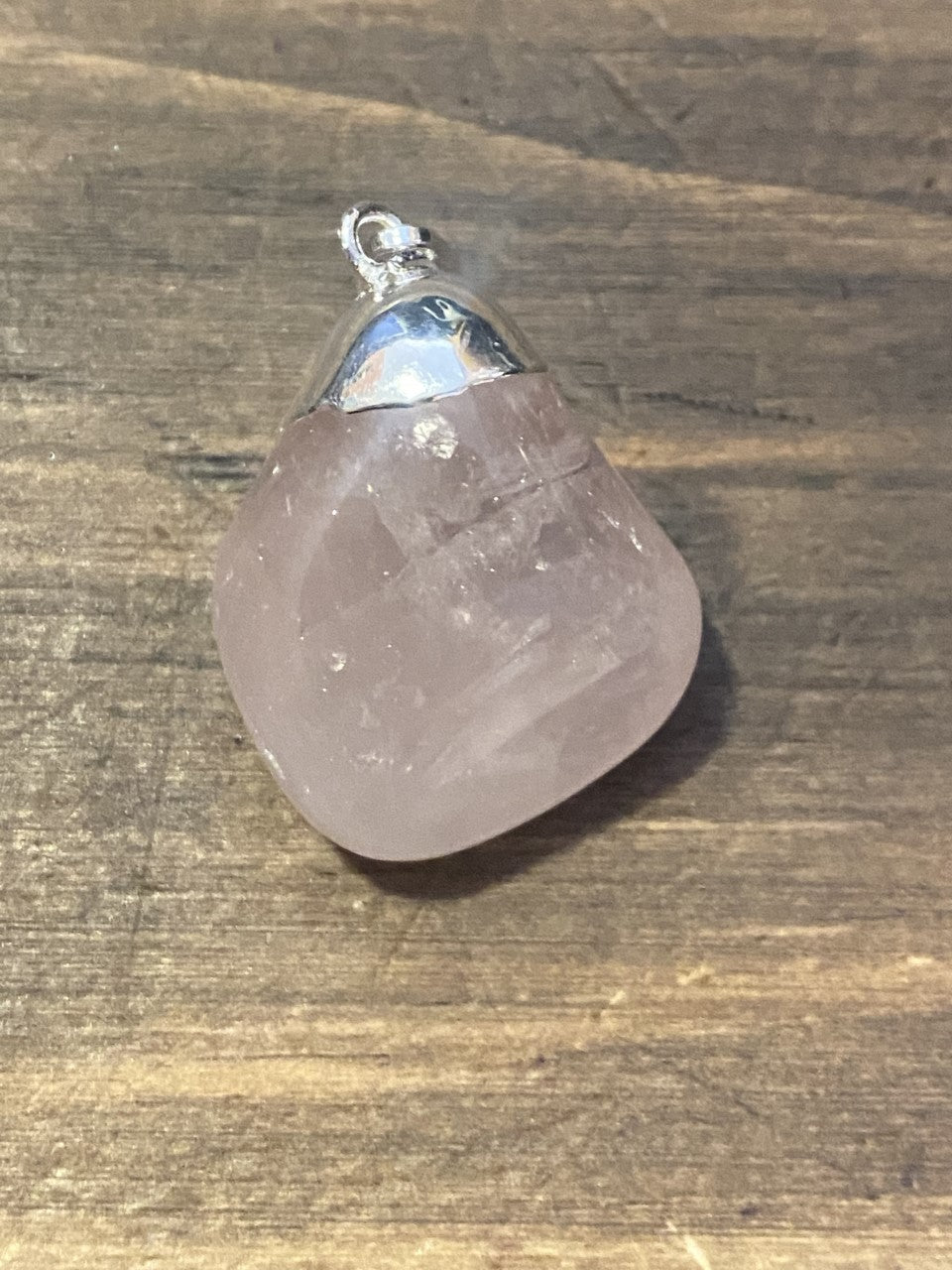 Rose Quartz Tumbled Pendant