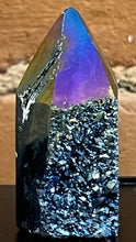 Load image into Gallery viewer, Amethyst Titanium Druzy Standups
