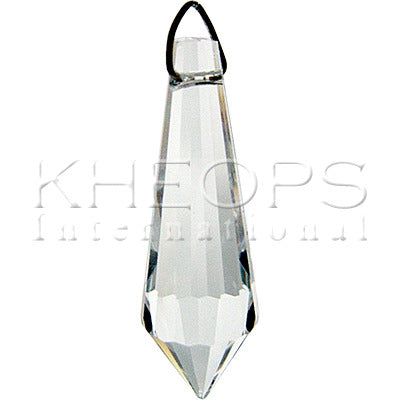 CLEAR CRYSTAL/16 FACETS POINT-38MM